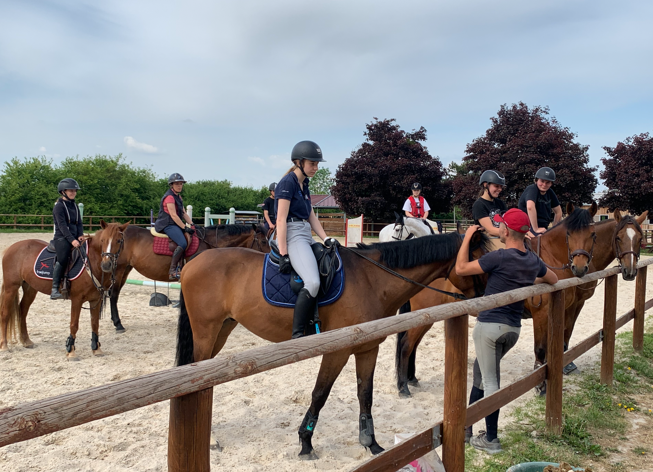 La grande carrière du centre équestre de Menois