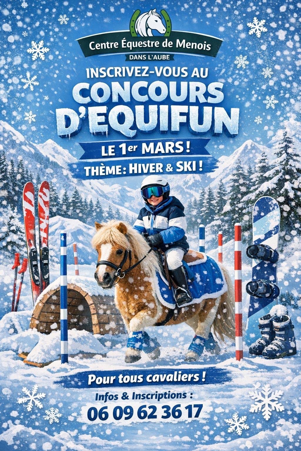 Image de 1er mars, Equifun à Menois : sortez les doudounes de ski ! 